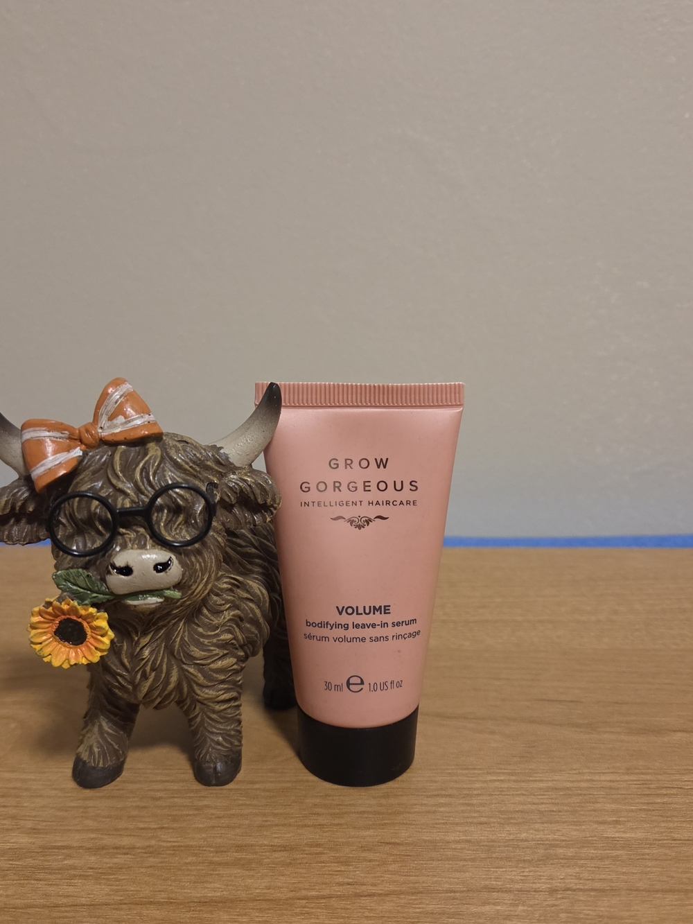 Grow Gorgeous Volume Bodifying Leave-In Serum — Pink